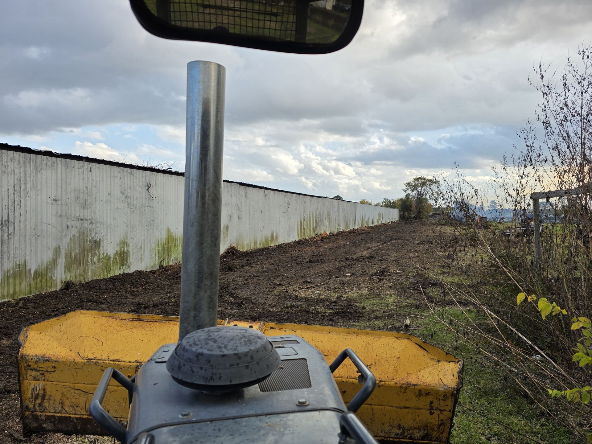 Land clearing in New Caney, Texas