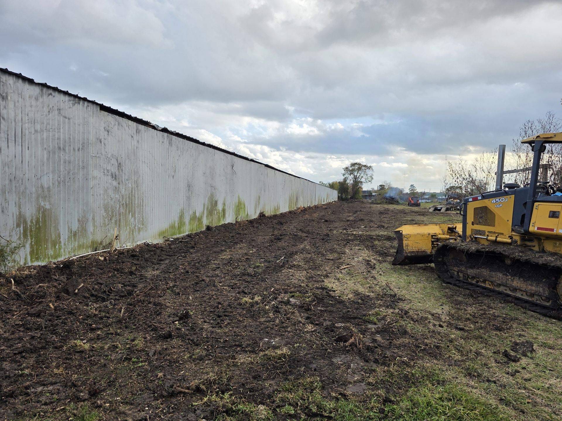 Land clearing in Humble, Texas